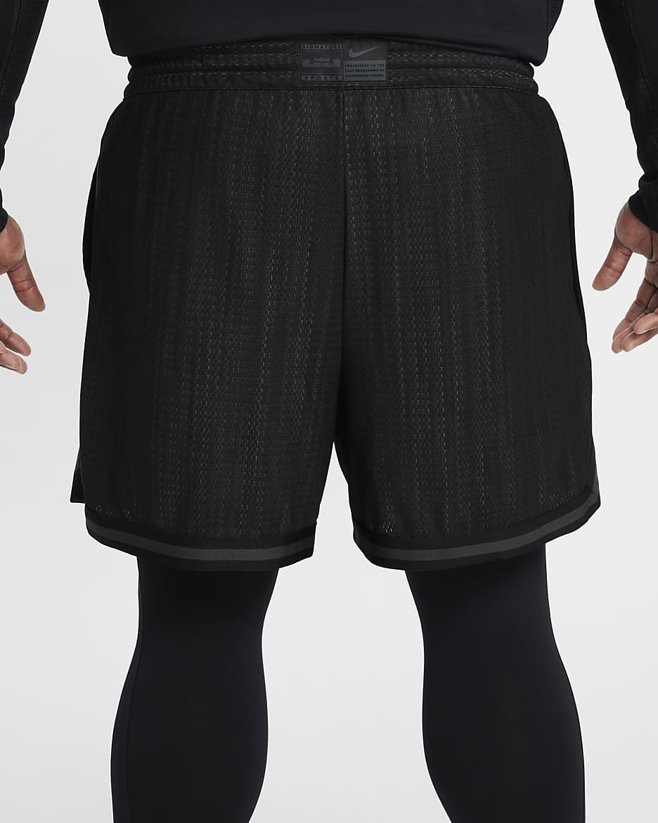 LeBron DNA Men s 6 3 in 1 Basketball Shorts. Nike